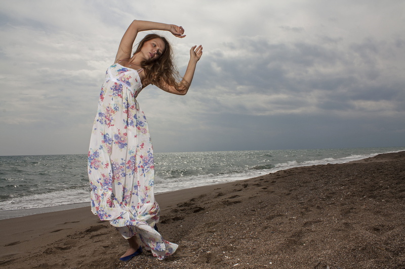 pretty girl, modern, young girl, Photography, land, caucasian Ethnicity, passion, full length, vacations, eyes, color Image, horizon over water, Model