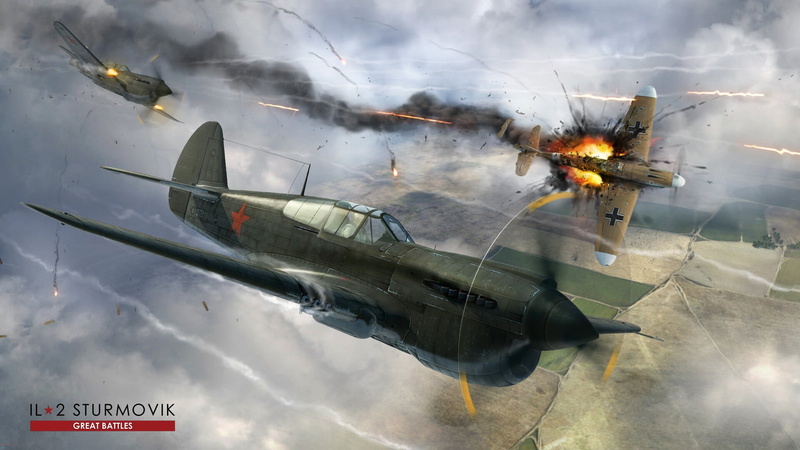 military aircraft, warplanes, war, IL-2 Sturmovik, video games, battle, aircraft, vehicle, 1080P, PC gaming