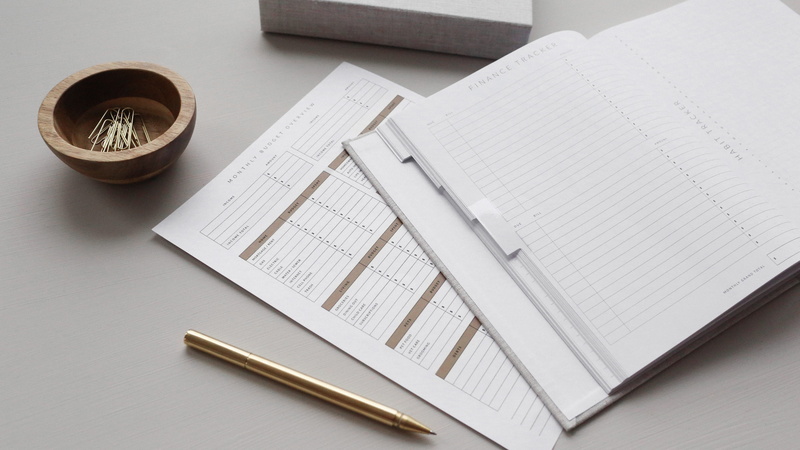 small group of objects, technology, file binder, diary, bill, no people, document, office, moody, still life, book, printer, calendar, desk, text, 5K