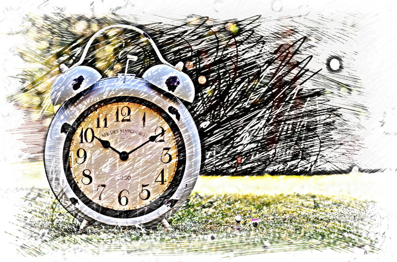 day, twin, time of, drawing, time indicating, clock, colorful, outdoors, gray, alarm, 2K, watch, no people, time, wood - material, nature, clock face