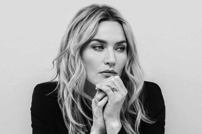 Actress, Face, Actresses, 1080P, Black and White, English, Kate Winslet
