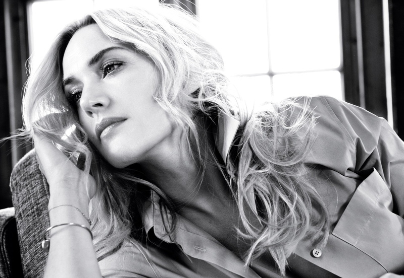 Actresses, Kate Winslet, 1080P, Black and White, Actress, English