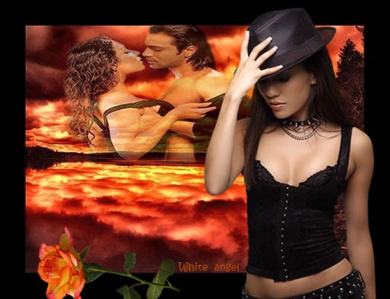 love, lady, rose, fantasy, 3d and abstract, 1080P, thoughts, couple, alone, dream