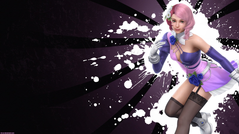 black, games, 1080P, tekken, alisa, art, less, x, hd, wall, video, nin, talking, er