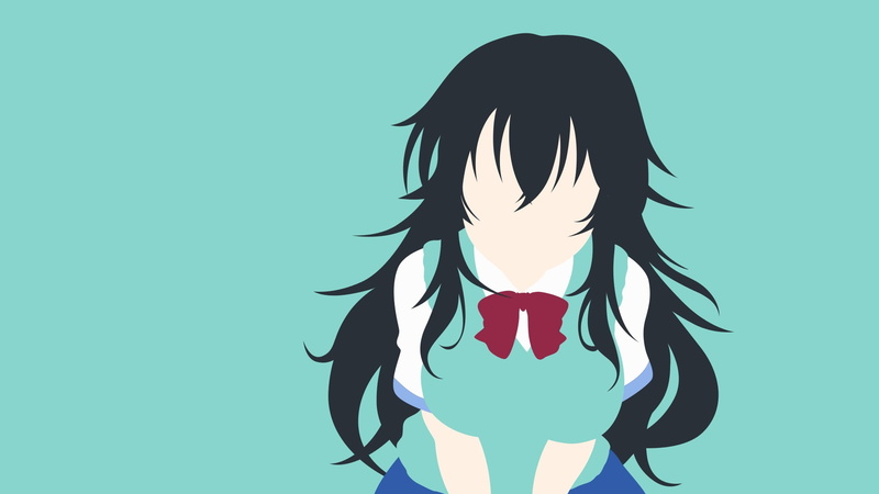 Tamaki Ako, lifestyles, long hair, colored background, indoors, young adult, copy space, standing, hair, studio shot, front view, one person, digital composite