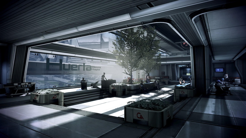 building, hospital, 2560x1440, mass, grey, 2K, mass effect, effect, concrete, games