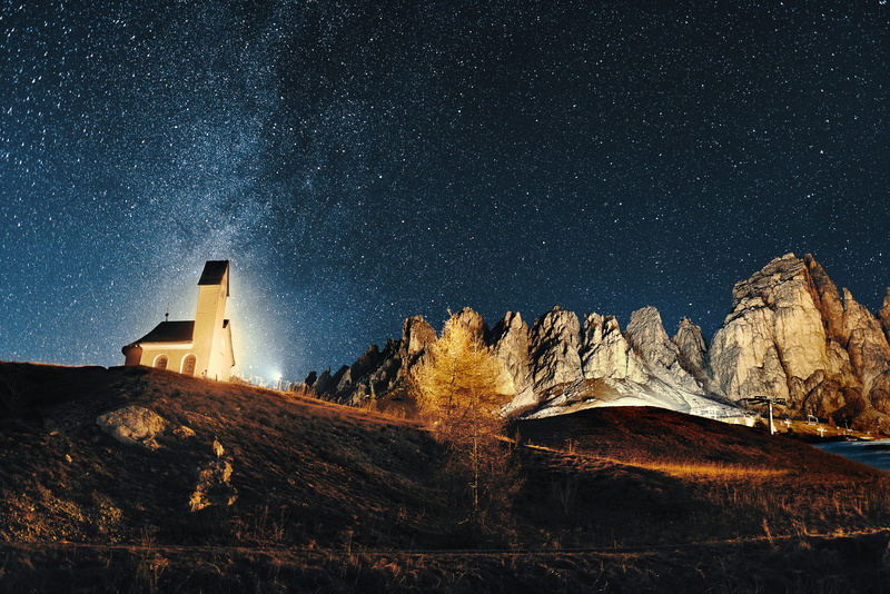 white, star, nature, building, star - space, little, space, brown, night, dark, 5K, beauty in nature, concrete, galaxy, milky way, building exterior, built structure