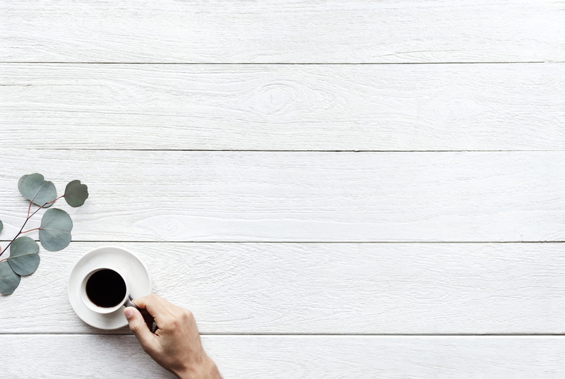 flatlay, surface, table, people, human hand, break, person, holding, finger, human body part, ceramic, white, hand, coffee cup, food and drink, real people