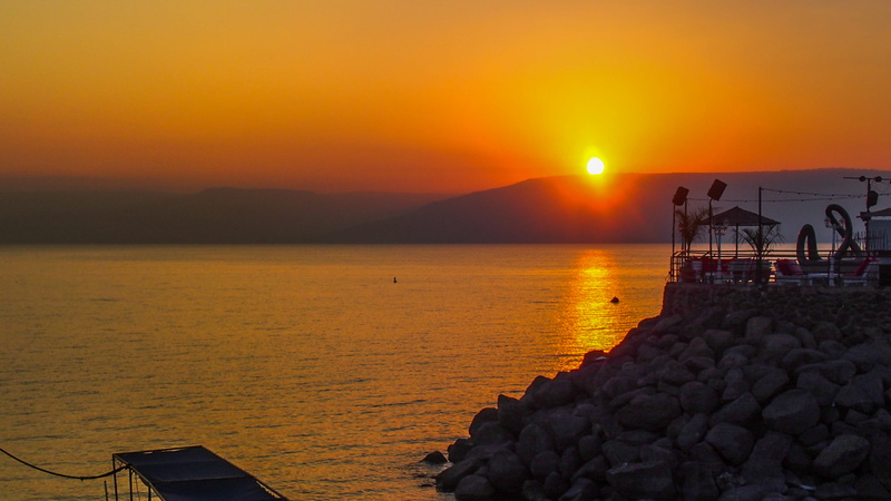 tranquility, israel, sunset, tranquil scene, beach, coleur, 4K, nature, idyllic, color, sun, lake, leisure activity, silhouette, colour, lifestyles