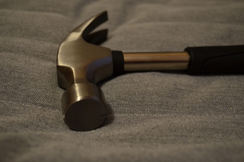 household fixture, Tool, work tool, no people, still life, industry, metal, sharp, technician, indoors, simplicity, antique, high angle view, single object