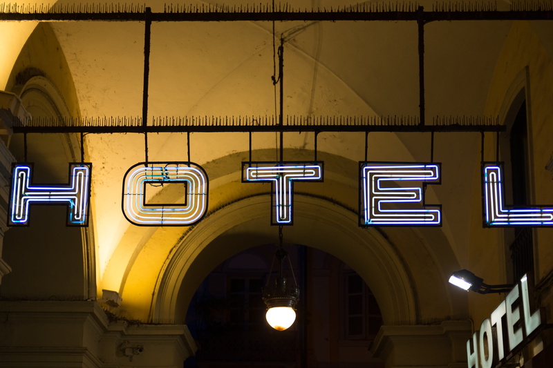 illuminated, resort, window, mode of transportation, sign, night, tourism, text, lighting equipment, light, travelogue, tourist, art, holiday, single, travel