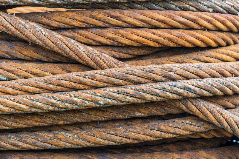 full frame, braided, still life, close-up, connection, complexity, no People, coil, corrosion, pattern, cable, lifting, twisted, nautical equipment, day