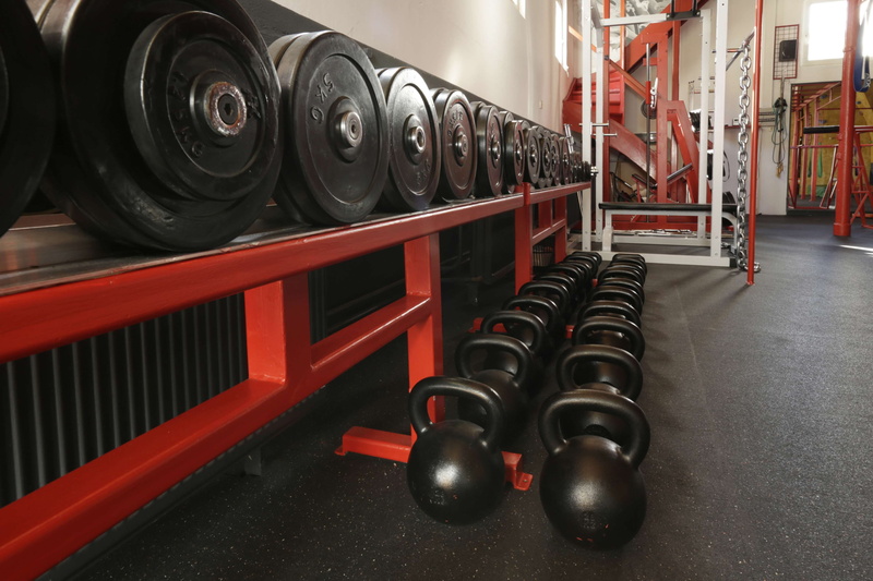 close-up, no people, equipment, dumbbell, power sports, large group of objects, muscle training, side by side, weight, fit, movement, indoors, in a row