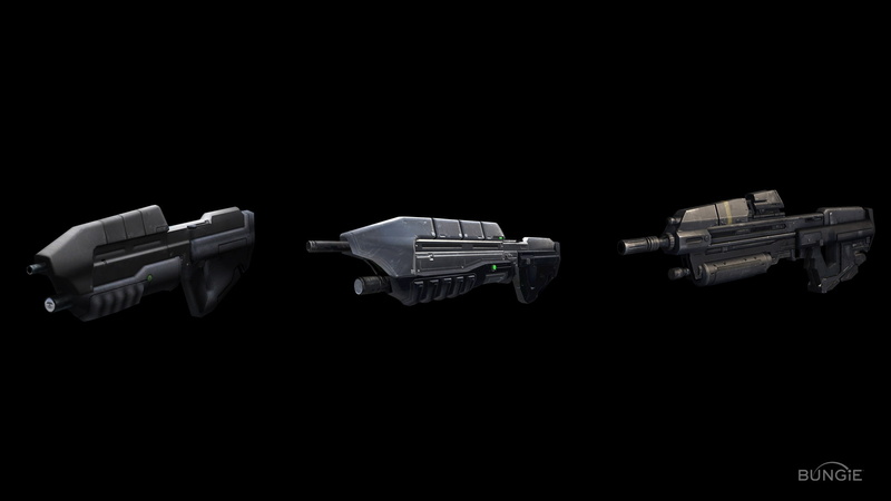 halo, assault, rifle, Comparisons, Assault Rifle, hd, video, art, 1080P, games, Halo Reach