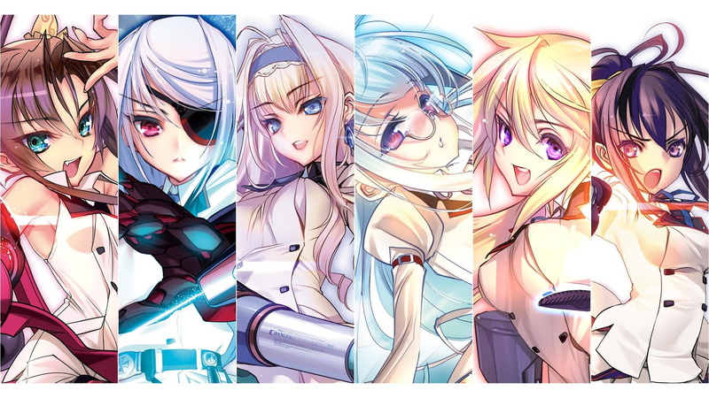 Shinonono Houki, Infinite Stratos, Bodewig Laura, Alcot Cecilia, Dunois Charlotte, 1080P, Huang Lingyin, Sarashiki Kanzashi, anime girls