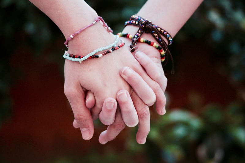 human body part, togetherness, multi, girls, child, day, confidence, jewelry, bonds, nail, wrist, family, arts culture and entertainment, bracelets, beads