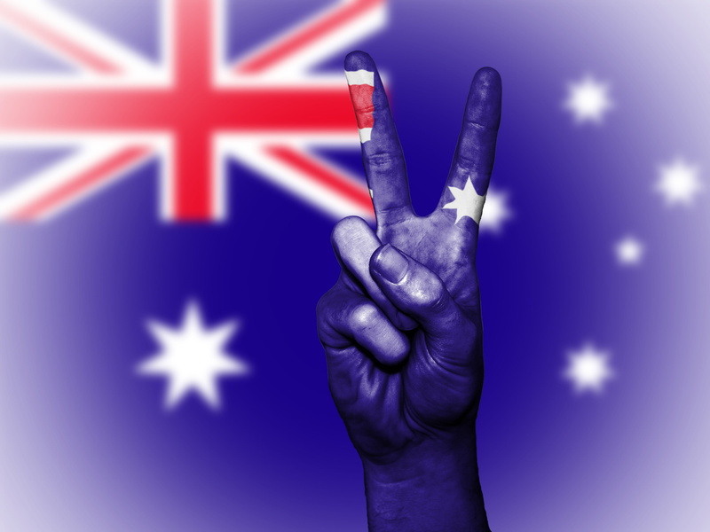 holding, celebration, right, gesturing, hand, finger, close-up, people, aussie, one person, human Hand, lighting equipment, symbol, blue background, men