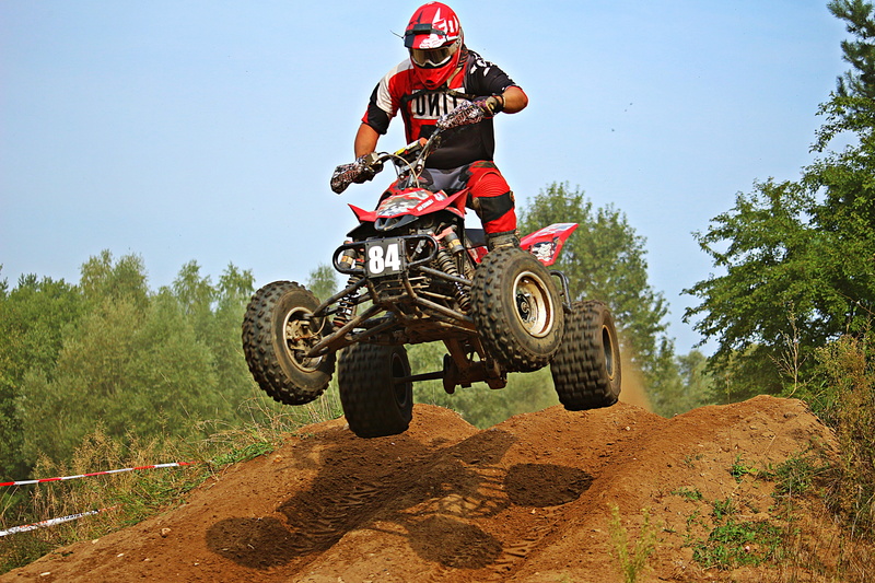 motion, cross, black, stunt, skill, motocross, all-terrain vehicle, driving, red, motorcycle, motorsport, sport, road, transportation, outdoors, ride, man