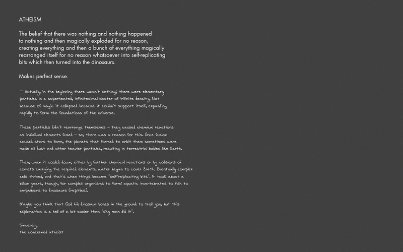 text, gray, background, religion, logic, 2K, science, atheism