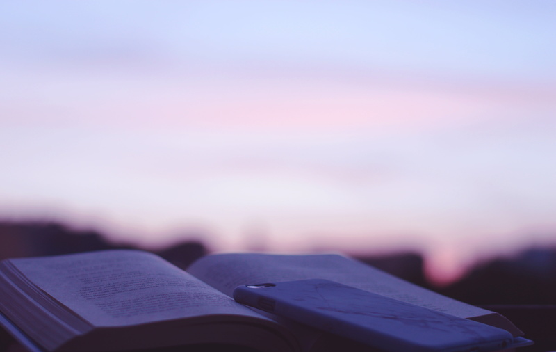 knowledge, mobile, belief, reading, education, copy space, electronics, top, focus on foreground, open, dusk, modern, built structure, publication, communication