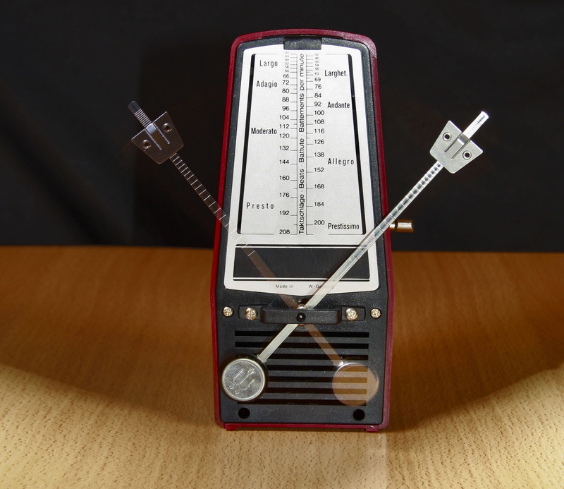 table, musical instrument, audio, sound studio, music production, brown, metronome, time-lapse, music, control, technology, wood - material, close-up, vintage