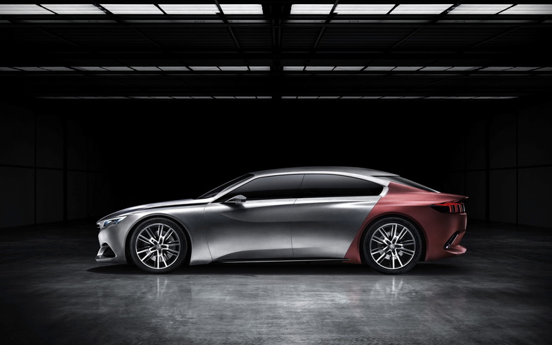 peugeot exalt concept, view, peugeot, 2K, side, concept, side view, exalt, car