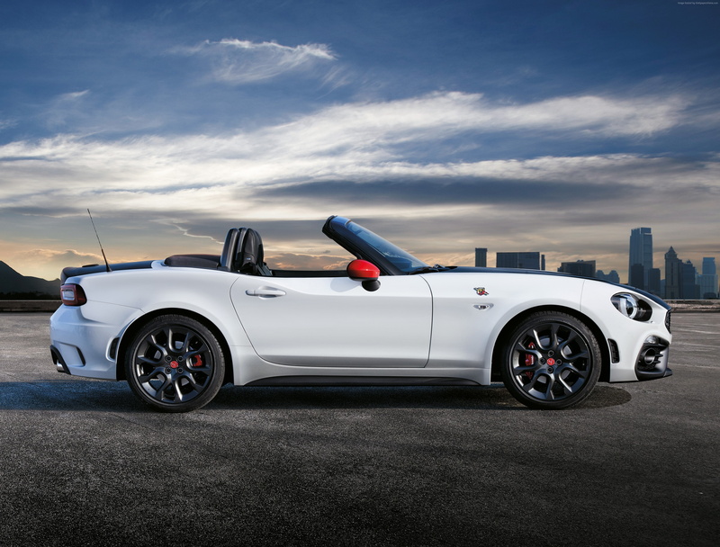 Geneva Auto Show 2016, roadster, 4K, Fiat 124 Spider Abarth