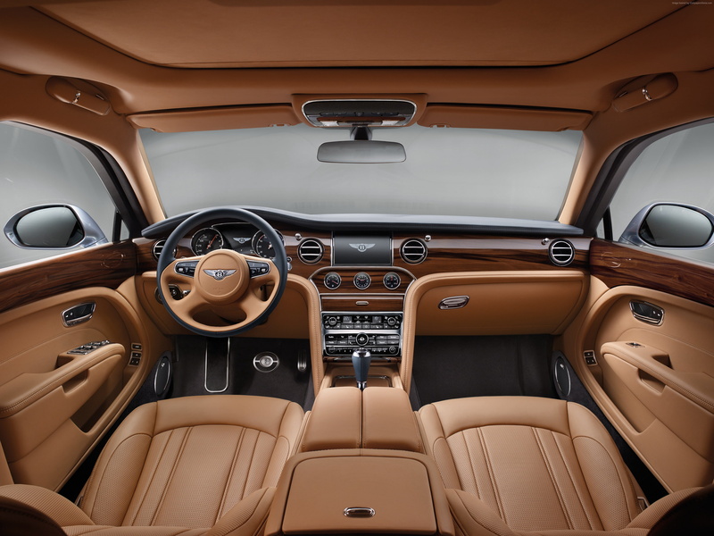 motor vehicle, Bentley Mulsanne, car interior, no people, interior, land vehicle, luxury, 4K, seat, Geneva Auto Show 2016, control, empty, transportation