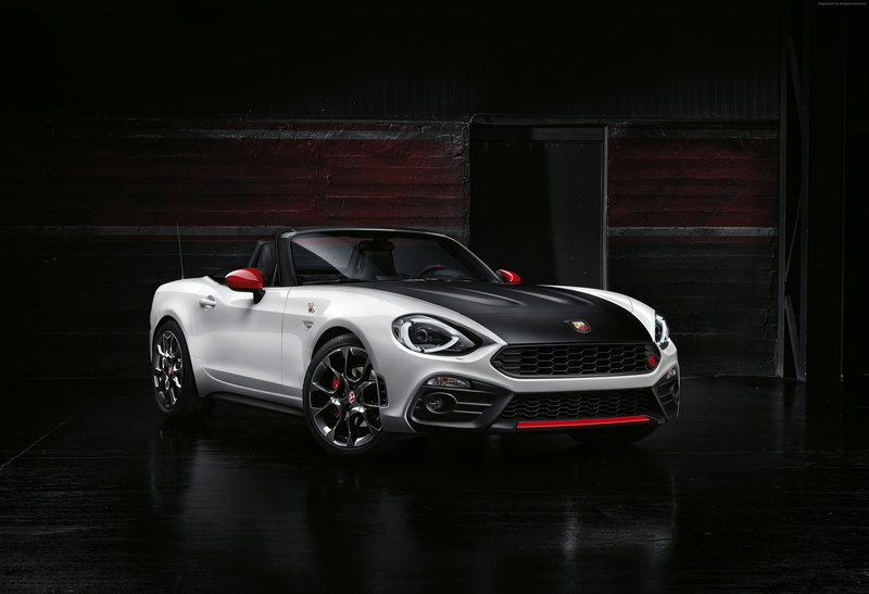 Geneva Auto Show 2016, 4K, Fiat 124 Spider Abarth, roadster