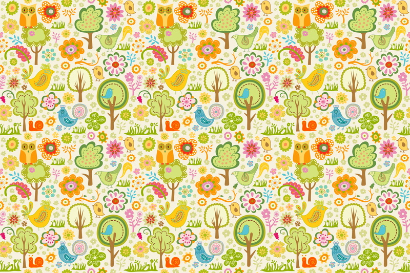 art, owl, birds, yellow, 2K, textile, geometric shape, green color, choice, nature, trees, abstract, floral pattern, indoors, design, shape