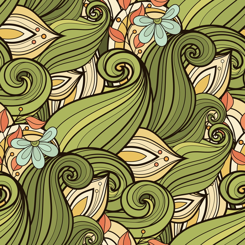 pattern, 5K, leaves, green color, no people, nature, outdoors, animal themes, doodles, plant part, flowers, multi colored, striped, animal, paint, studio shot