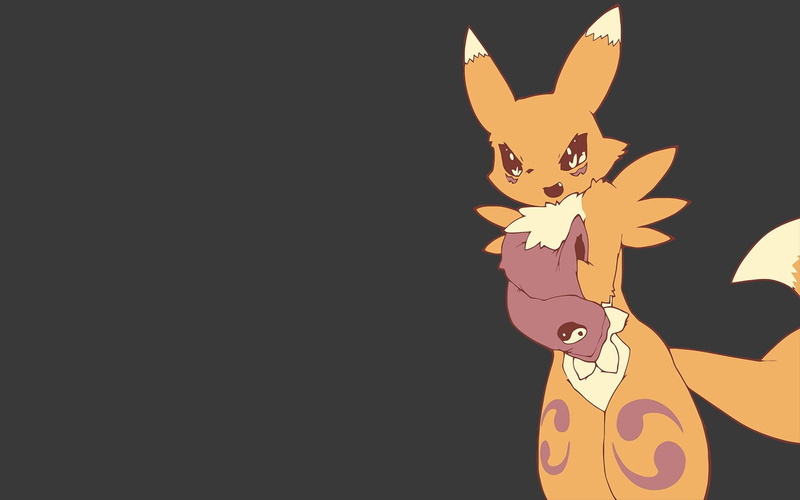 art, furry, digimon, hd, x, anime, 720P, fandom, Renamon
