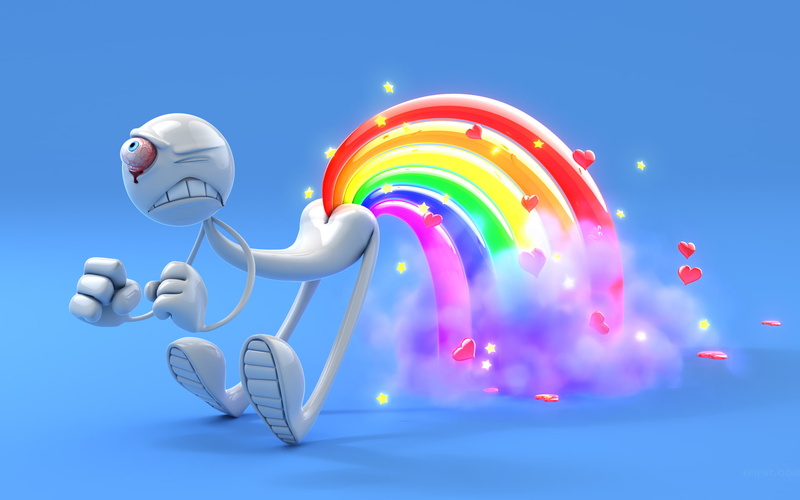 love, illustration, one, 1080P, juice, silver, man, stick, eyed