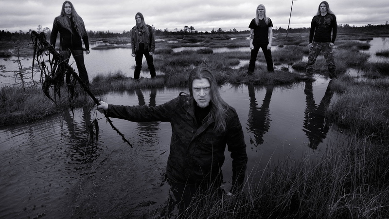 plant, looking at camera, reflection, front view, leisure activity, swamp, people, band, kalmah, 1080P, standing, real people, three quarter length, warm clothing