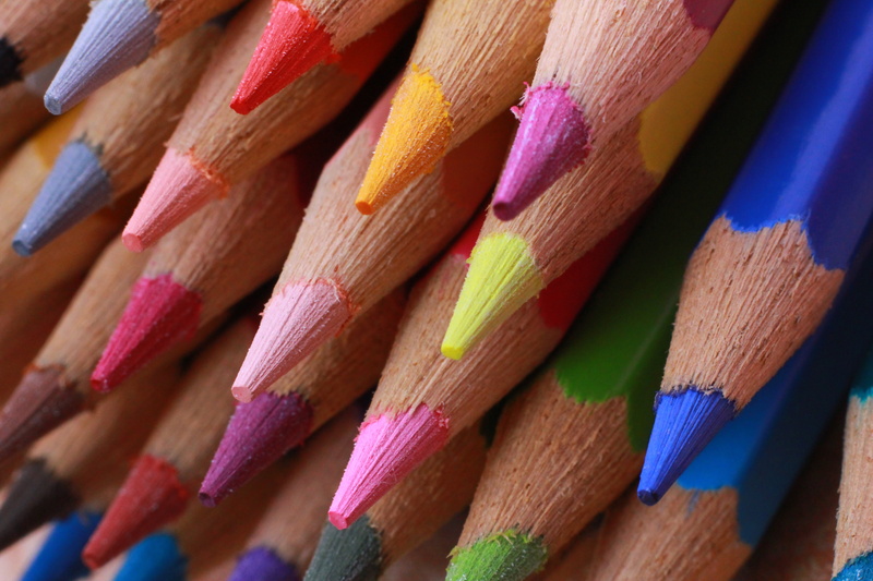 writing instrument, color Image, sharpened, no people, vibrant color, pointed, brown, creativity, backgrounds, craft, macro, variation, lot, multi Colored