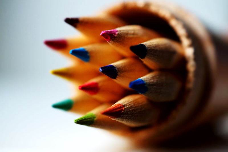 one person, blue, color, objects/Equipment, macro, make-up, human body part, backgrounds, pencil, multi Colored, equipment, nail, group of Objects, art