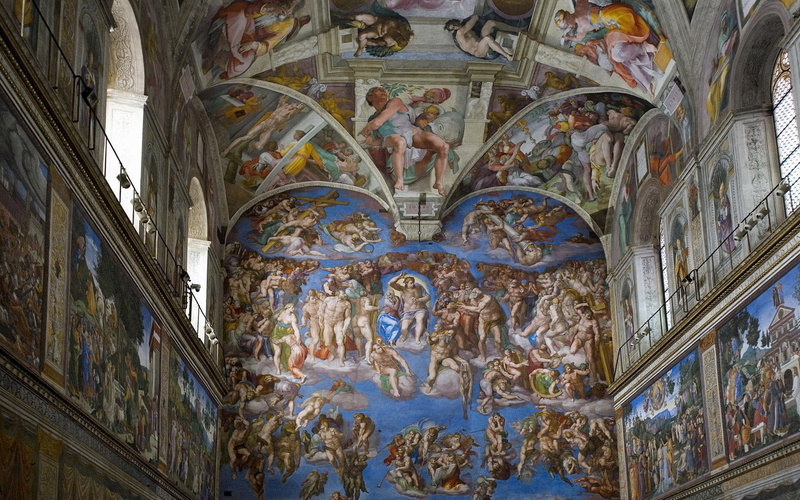 representation, cathedral, print, floral, built structure, interior, belief, ornate, building, creativity, blue, ceiling, human representation, spirituality
