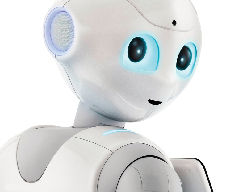 Aldebaran robot, still life, indoors, plastic, emotion, cut out, close-up, SoftBank, futuristic, single object, mannequin, no people, toy, Pepper the robot: Intelligent robot