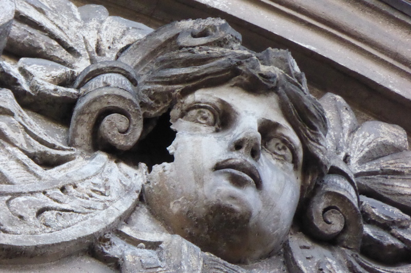 fresco, mourning, vacancy, statue, day, angel, carving - craft product, ruin, 4K, craft, human representation, no people, male likeness, architecture
