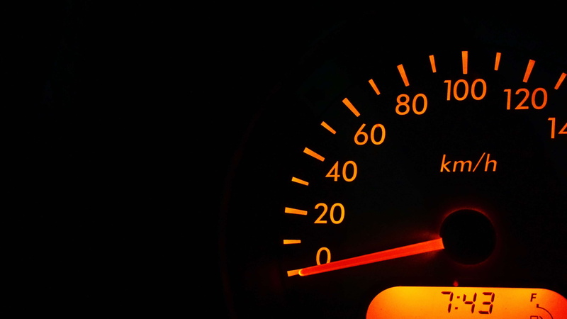 night, indicator, clock, no people, time, odometer, mode of transportation, power, dashboard, numbers, vehicle, meter - instrument of measurement, number