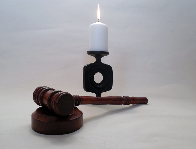 variation, still life, gray background, clause, Court, Hammer, candlelight, group of objects, choice, table, studio shot, right, Law, indoors, Judge, candle