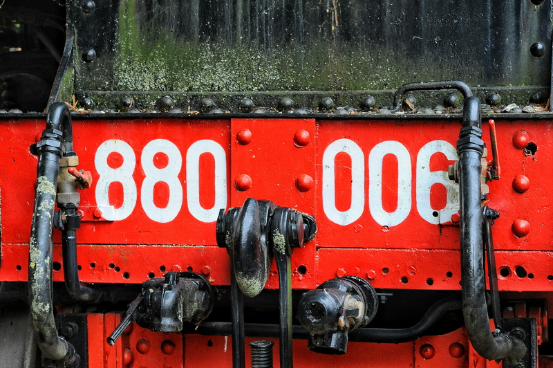 vehicle, transportation system, day, close-up, connection, sign, train - vehicle, communication, rail transportation, steam train, steel, land vehicle