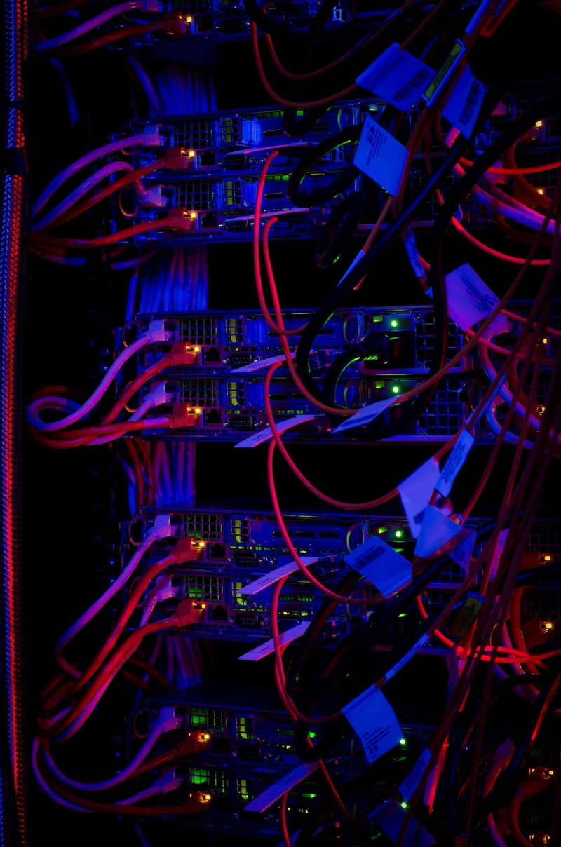 close-up, digital, wires, backgrounds, studio shot, data, power supply, computer, illuminated, 1080P, blue, chips, connections, hardware, connection, network