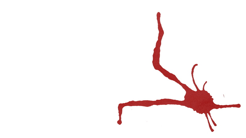 studio shot, dripping paint, splashing, blood, indoors, close-up, food, red, cut out, food and drink, nature, water, art and craft, white background, paint