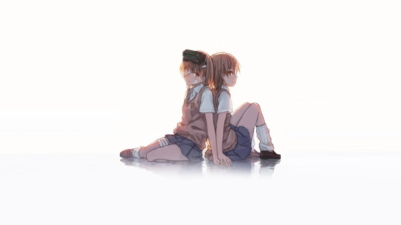 mikoto, anime, bandaids, misaka, blush, uniforms, schoolgirls, bandages, hair, imouto, hands, goggles, loose, eyepatch, 1080P, railgun, background, skirts