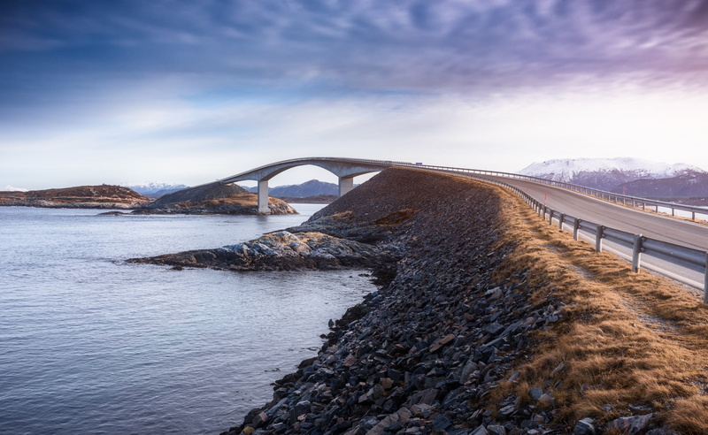 D810, nikon, Dovrefjell, Bridge, Landscape, Norway, ocean, February, Europe, Nature, Lightroom, Road, Fjords, atlantic, Photoshop, 2K, Mountains