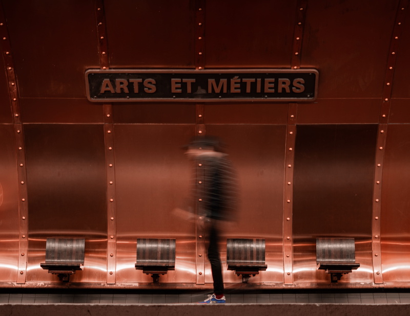 paris, person, window display, arts, auditorium, walking, 4K, sign, france, public transportation, speed, room, outdoors, metiers, communication, human