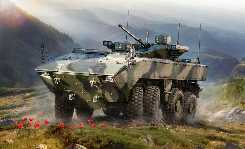 Boomerang, Unified combat platform " boomerang", armored vehicle, Combat, Russia, 1080P