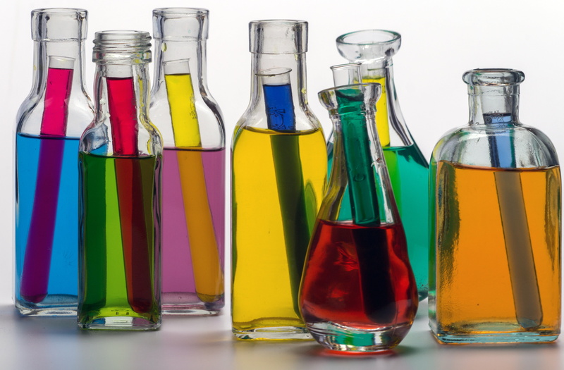 assorted, bottle, container, bottles, farbenspiel, choice, clear, white background, drink, in a row, purple, refreshment, studio shot, multi colored, liquids