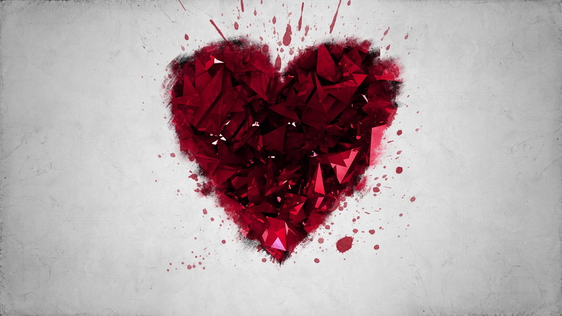 close-up, playing cards, emotion, creativity, paint splatter, aggression, heart, splattered, blood, crime, directly above, water, simple background, messy